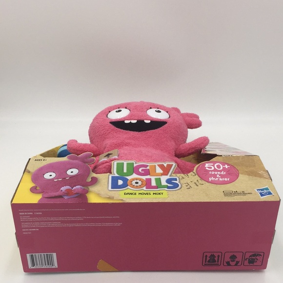 Ugly Dolls Dance Moves Moxy 50+ Sounds Phrases Pink Plush Talking Toy - Picture 11 of 13